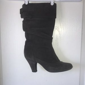 🥾Steve Madden Grey Swede Boots FC08